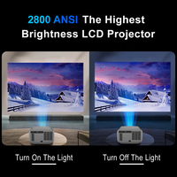 Proyector 4K 2800 ANSI MOQ Bajo OEM/ODM CubeLite Full HD 1080P Mini Proyector Inteligente Para Cine En Casa Videos De Youtube 4K