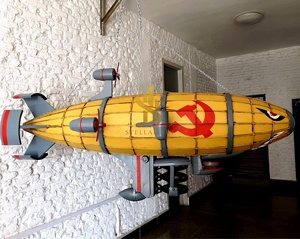 Modelo de Dirigible <span class=keywords><strong>Kirov</strong></span> de Metal Vintage, Réplica a Gran Escala para Decoración de Bares Temáticos de Juegos y Salas de Exposiciones - Product Image 2
