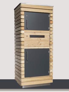 Caja <span class=keywords><strong>de</strong></span> Paquetería JDY Nueva, <span class=keywords><strong>de</strong></span> Acero Galvanizado Resistente a la Intemperie, con Revestimiento <span class=keywords><strong>de</strong></span> Madera, Compartimento para Almacenamiento <span class=keywords><strong>de</strong></span> Alimentos, Capa <span class=keywords><strong>de</strong></span> Aislamiento - Product Image 2