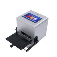 Imprimante jet d'encre semi-automatique industrielle 12,7 mm pour codes-barres et numéros de lot – Machine de codage en ligne