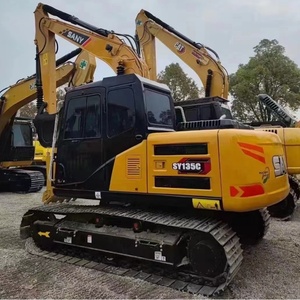 Pelle sur chenilles SANY SY 135C d'occasion Modèle 2023 Moteur et pompe Isuzu Poids en ordre de marche de 13500kg Bonne condition - Product Image 1