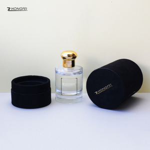 Muestra Gratuita de Botella de Perfume Redonda de Vidrio Cosmético Personalizada de Lujo de 10 ml, 20 ml, 30 ml, 50 ml con Caja de Embalaje - Product Image 1