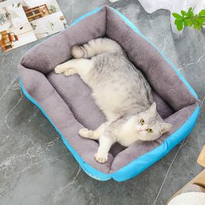 Camas para Perros y Gatos de Pana y Lana en Colores Pastel, Cojines de Espuma Viscoelástica para Sofá, Lavables, Ecológicas, Camas para Mascotas para el Invierno - Product Image 2