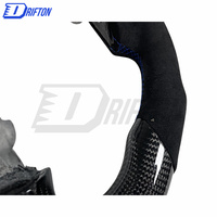Setir Balap Serat Karbon Kustom Drifton dengan Anyaman 3K/6K/12K untuk Kit Interior Nissan GTR R35 CBA