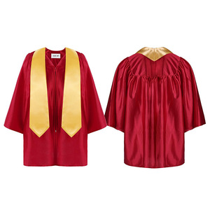 Venta al por mayor <span class=keywords><strong>de</strong></span> tela <span class=keywords><strong>de</strong></span> sarga <span class=keywords><strong>preescolar</strong></span> Kindergarten vestido <span class=keywords><strong>de</strong></span> graduación para niños gorras y vestidos para uso escolar - Product Image 4