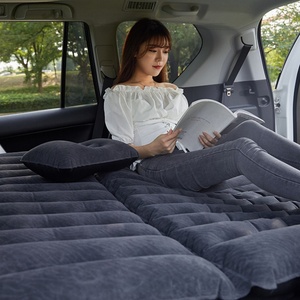 Matelas Gonflable en PVC Floqué pour Camping et Voyage – Lit d'Appoint Gonflable pour Voiture - Product Image 1