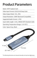 Factory Direct HDTV to Type-C Video Capture Card Switch Game PS4 Mini Computer Stick Monitoring