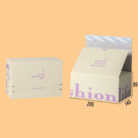 Caja de Cartón Corrugado con Cierre de Cremallera y Logotipo Personalizado, Caja de Papel Autosellable con Relieve y Fácil Apertura, Cajas de Cartón Reciclables