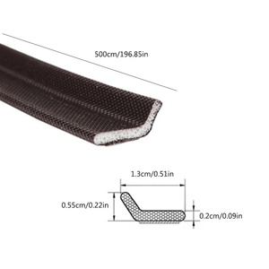 Bande d'isolation en forme de V imperméable pour grand écartement de porte, joint d'étanchéité pour porte de <span class=keywords><strong>garage</strong></span>, porte en bois, fenêtre - Product Image 6