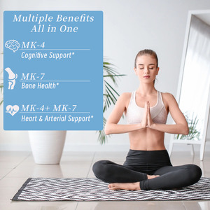 โรงงานขายส่งวิตามิน K2 แบบซอฟต์เจลเพื่อสุขภาพกระดูกและหลอดเลือด อาหารเสริม MK-4 MK-7 แบบแคปซูลนิ่ม - Product Image 6