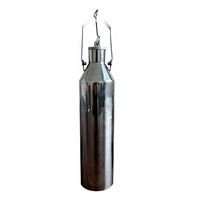 Muestreador de Acero Inoxidable, Barril de Muestreo de Cobre de 500 ml, Muestreador de Fondo, Equipo de Prueba Petroquímica