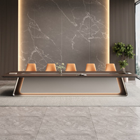 Table de conférence carrée extensible de luxe haut de gamme avec chaises, construction modulaire en MDF pour salle à manger scolaire