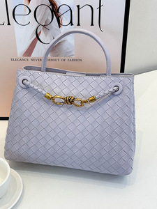 Bolso de Hombro Cruzado de PU para <span class=keywords><strong>Hombre</strong></span>, Superventas Transfronterizo, Nuevo Estilo 2025, Tejido con Cuerda Metálica, Portátil, Textura de Alta Gama, para Viaje - Product Image 4