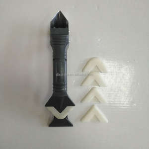 3 trong 1 Silicone <span class=keywords><strong>sealant</strong></span> Công cụ hoàn thiện đầu thép không gỉ Silicone caulking công cụ Kit cho nhà bếp tắm - Product Image 1