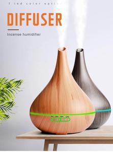 Diffusore di Aroma Essentia Olio Profumi Umidificatore Ad Ultrasuoni di Legno Del Grano Timing LED Portatile per I Bambini I Bambini <span class=keywords><strong>Casa</strong></span> - Product Image 3