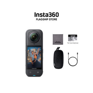 Caméra Insta360 X5 - Caméra d'action 360° étanche 8K avec capteurs 48MP 1/1.28" - Vidéo 8K 360° HDR - Photo 360° 72MP - Sports - Voyages - Product Image 4
