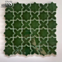 Carreaux de mosaïque en céramique minimalistes modernes en forme de rectangle pour la décoration intérieure et extérieure, faciles à nettoyer