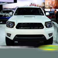 Gobison LED blanc et ambre feu antibrouillard DRL avec signal jaune feu de circulation diurne pour TOYOTA Tacoma 2011-2015 feu antibrouillard