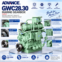 Boîte de vitesses marine ADVANCE GWC28.30, 80 kN de poussée, boîte de transmission robuste pour bateaux de travail, bateaux de pêche, propulsion