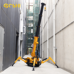 <b>Spider</b> Crane 5 Ton 8 10T 12 Mini Crawler Long 17m 21m With Fly Jib 15m 18m 19m Powered Telescopic Industrial Crawler Cran - Product Image 2