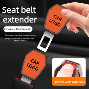 Hebilla de Cinturón de <span class=keywords><strong>Seguridad</strong></span> Portátil de Alta Calidad para Automóvil, Clip Ligero para Cinturón de <span class=keywords><strong>Seguridad</strong></span>, Fácil de Usar, Hebilla con Logotipo de Automóvil - Product Image 2