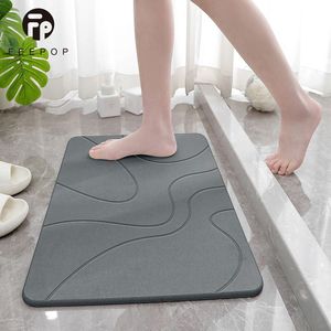 סופר מים סופג מקלחת מחצלת חומר יבש באופן מיידי אבן עיצוב זמין למכירה - Product Image 1