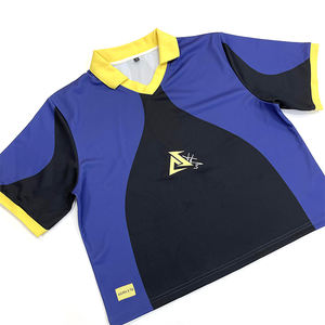 Ropa de calle personalizada, camisetas de fútbol, diseño de sublimación, Club Boxy Fit, camiseta de fútbol de gran tamaño - Product Image 4