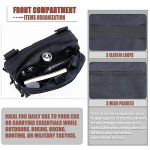 Design giubbotto tattico mimetico petto Rig con sistema <span class=keywords><strong>Molle</strong></span> Tactical Pouch per esterni - Product Image 5