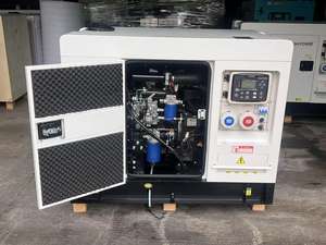 BSパワー10KW 12K 15KWスーパーサイレントデュアルシリンダーディーゼル発電機家庭用電気発電機 - Product Image 3