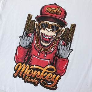 Crew Neck Luxury Heavy Cotton Tshirt <b>Boxes</b> Digital Print Logo White Tshirt - Product Image 6