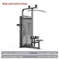 Machine multifonctionnelle professionnelle en acier pour tirage vertical et extension dorsale