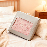 Caja de embalaje rectangular grande Kraft personalizada ropa embalaje de regalo para sábanas