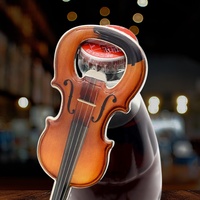 Souvenirs personnalisés métal guitare électrique forme pick décapsuleur avec aimant