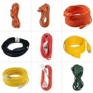 Cable de Extensión Flexible de 3 Hilos Calibre 16 SJTW de Alta Resistencia 15A Impermeable <span class=keywords><strong>para</strong></span> Exteriores, <span class=keywords><strong>para</strong></span> Cortacésped, Jardín y Patio - Product Image 4