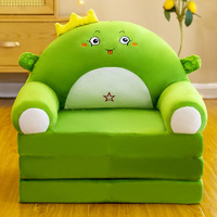Autres articles pour bébés : Ensemble lit-siège pliable en peluche en forme d'ours pour enfants, mobilier de chambre, mini chaises coussin pour enfants, canapé bébé sans rembourrage