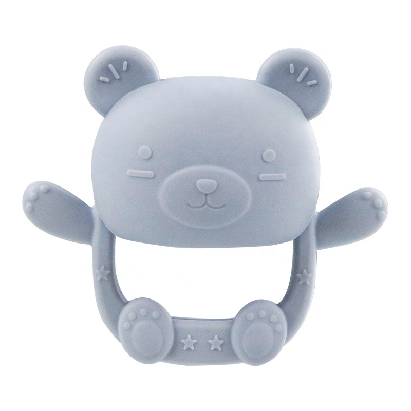 New Product Multi Color Bear Cute Silicone Toy Baby Teether for Baby