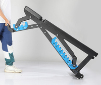 Banco comercial de entrenamiento de gimnasio, Banco de peso con mancuernas ajustable para ejercicio plano inclinado y descendente