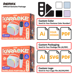 Remax <span class=keywords><strong>Karaoke</strong></span> Máy Nghe Nhạc Mini Xách Tay <span class=keywords><strong>Bluetooth</strong></span> V5.4 <span class=keywords><strong>Karaoke</strong></span> Loa Ca Hát Loa Không Dây Máy Nghe Nhạc Với Không Dây Mic - Product Image 2