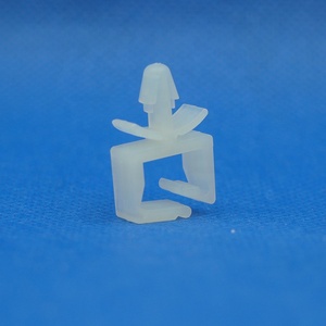 नायलॉन प्लास्टिक वर्ग सिर बारी ताला वायर काठी प्लास्टिक केबल क्लिप - Product Image 2