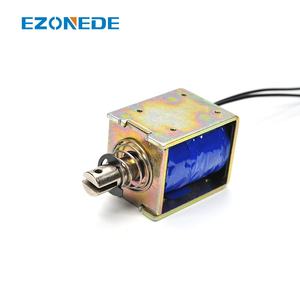 JF-1250B DC 24V 60N 10毫米冲程推动式开放式框架电磁电磁铁直线运动 - Product Image 4