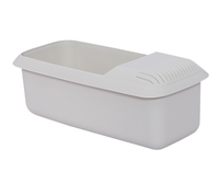 Cuiseur à pâtes micro-ondes Cuiseur à spaghetti micro-ondable avec égouttoir Cadeau de dortoir de Noël Boîte à pâtes rapide avec plateau à passoire