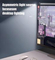 Écran tactile de contrôle de la luminosité de l'écran, style moderne, en aluminium, LED, alimenté par USB, noir/blanc, protection des yeux pour PC, CRI élevé
