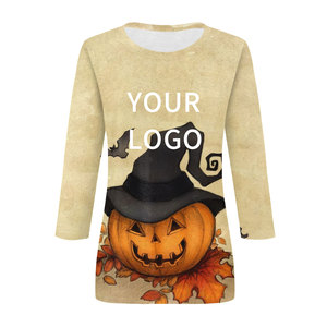 Fournisseur en gros <span class=keywords><strong>T</strong></span>-<span class=keywords><strong>shirt</strong></span> d'impression personnalisée pour <span class=keywords><strong>Halloween</strong></span> Chemise décontractée à col rond pour femmes <span class=keywords><strong>T</strong></span>-<span class=keywords><strong>shirt</strong></span> d'impression 3D - Product Image 3
