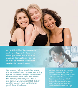 Patchs Transdermiques OEM ODM pour la Relaxation et l'Aide au Sommeil, Vitamines, 30 Patchs par Boîte, Apaise le Stress pour Hommes et Femmes - Product Image 5