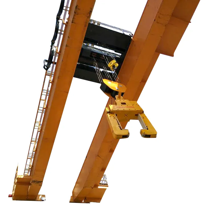 Kino cranes Cold Rolled Steel Coil Plant Steel Coil Lifting Overhead Crane with Lifting Clamp