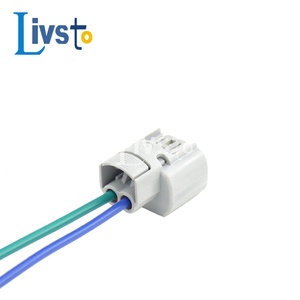 ขั้วต่อสายไฟรถยนต์แบบกันน้ำ IP67 2 ขา ตัวเมีย สีเทา ทำจาก PVC ทองแดงแท้ สำหรับรถยนต์และอุปกรณ์อิเล็กทรอนิกส์ รุ่น DJ70240A-1.5-21 - Product Image 4