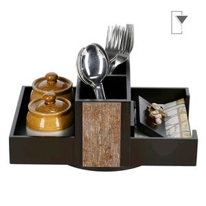 Organisateur de rangement en bois le plus vendu pour bureau, maquillage, papeterie et usage domestique, disponible au prix d'exportation - Product Image 1