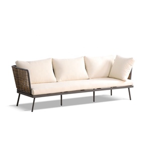 Cao cấp <span class=keywords><strong>wicker</strong></span> đồ gỗ ngoài trời sofa phòng chờ thiết lập với đệm thoải mái PE mây giải trí <span class=keywords><strong>Patio</strong></span> vườn sofa <span class=keywords><strong>Set</strong></span> - Product Image 5