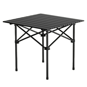 Ensemble de table et de chaises pliantes en métal durable pour l'extérieur, pour le camping, le marché nocturne, la cour et le parc - Product Image 2