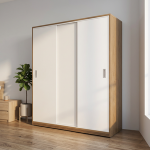 Armario Desmontable de Plástico para Adultos, Ahorra Espacio, de 2 Niveles, con Puertas Corredizas, Plegable, Mueble de Dormitorio para Uso Doméstico - Product Image 2